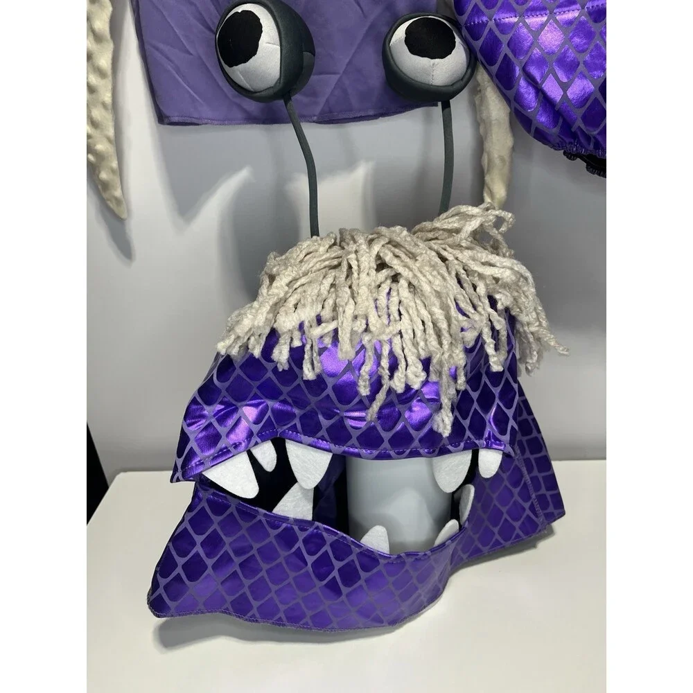 Disney Pixar Monsters Inc. Boo Toddler Costume Size S/P (2T) Purple NWOT